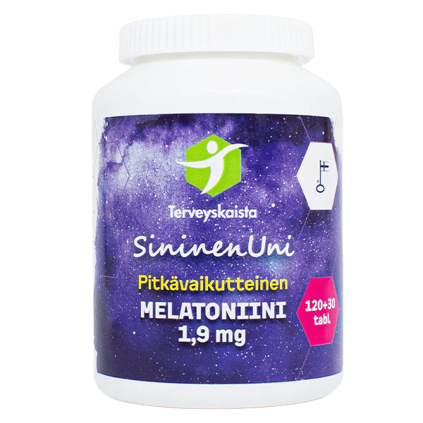 Terveyskaista SininenUni-Melatoniini 1,9 mg pitkävaik. 150 tabl 150 tabl