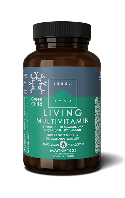 Terranova Green Child Living Multivitamin 100 kaps 100 kaps