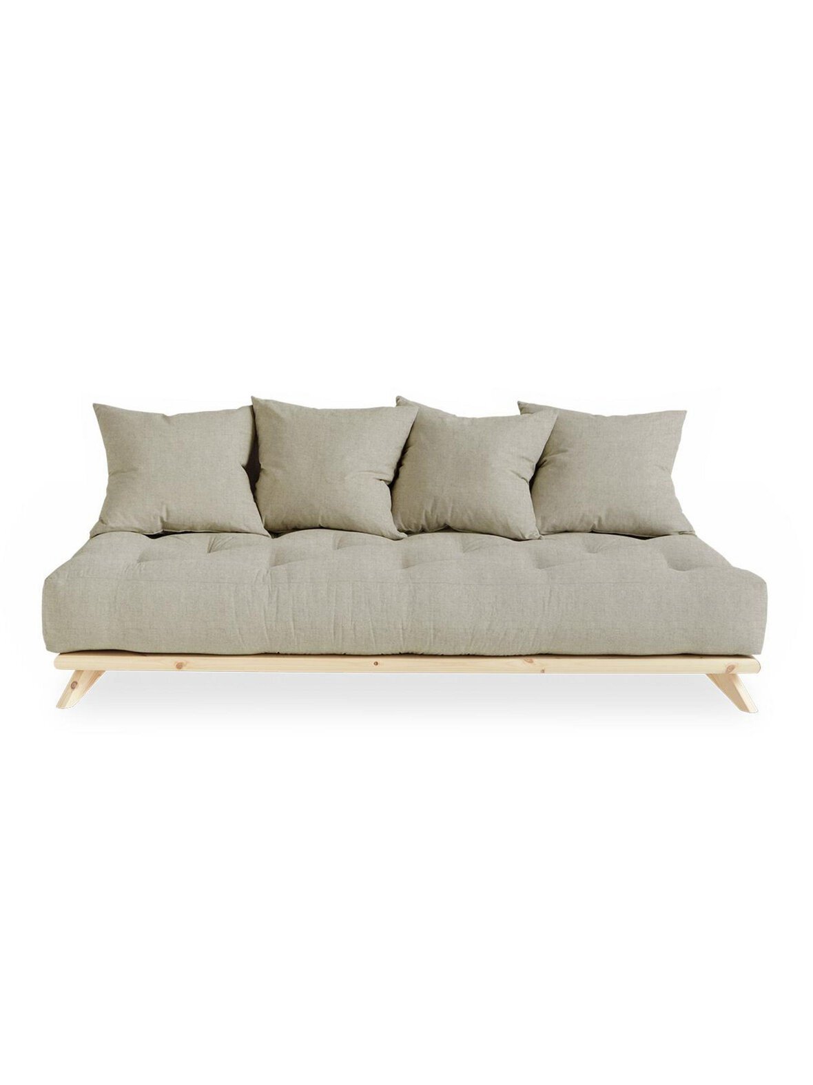Senza-futonsohva linen/mänty