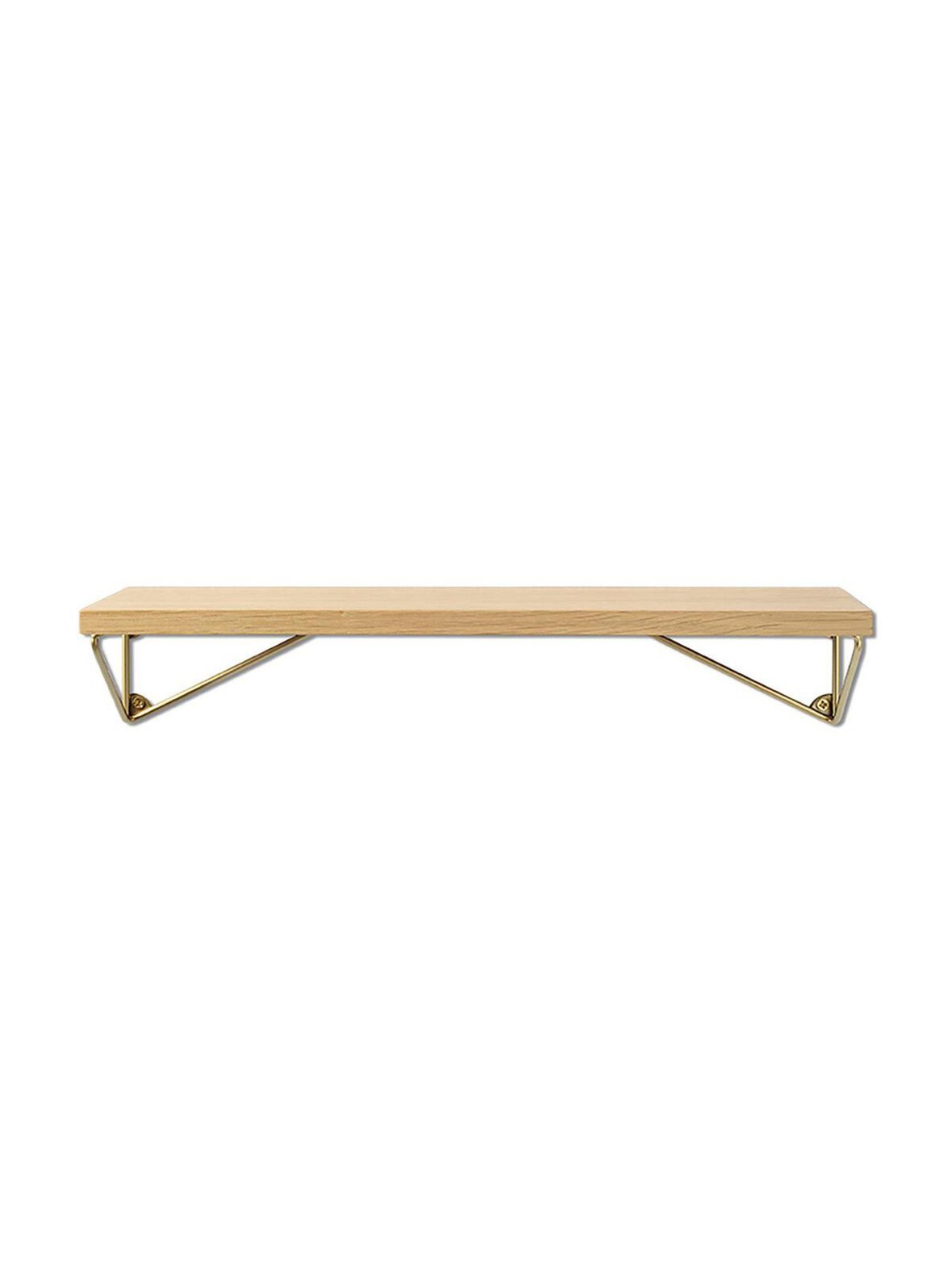 Pythagoras xs -seinähylly oak/brass matte