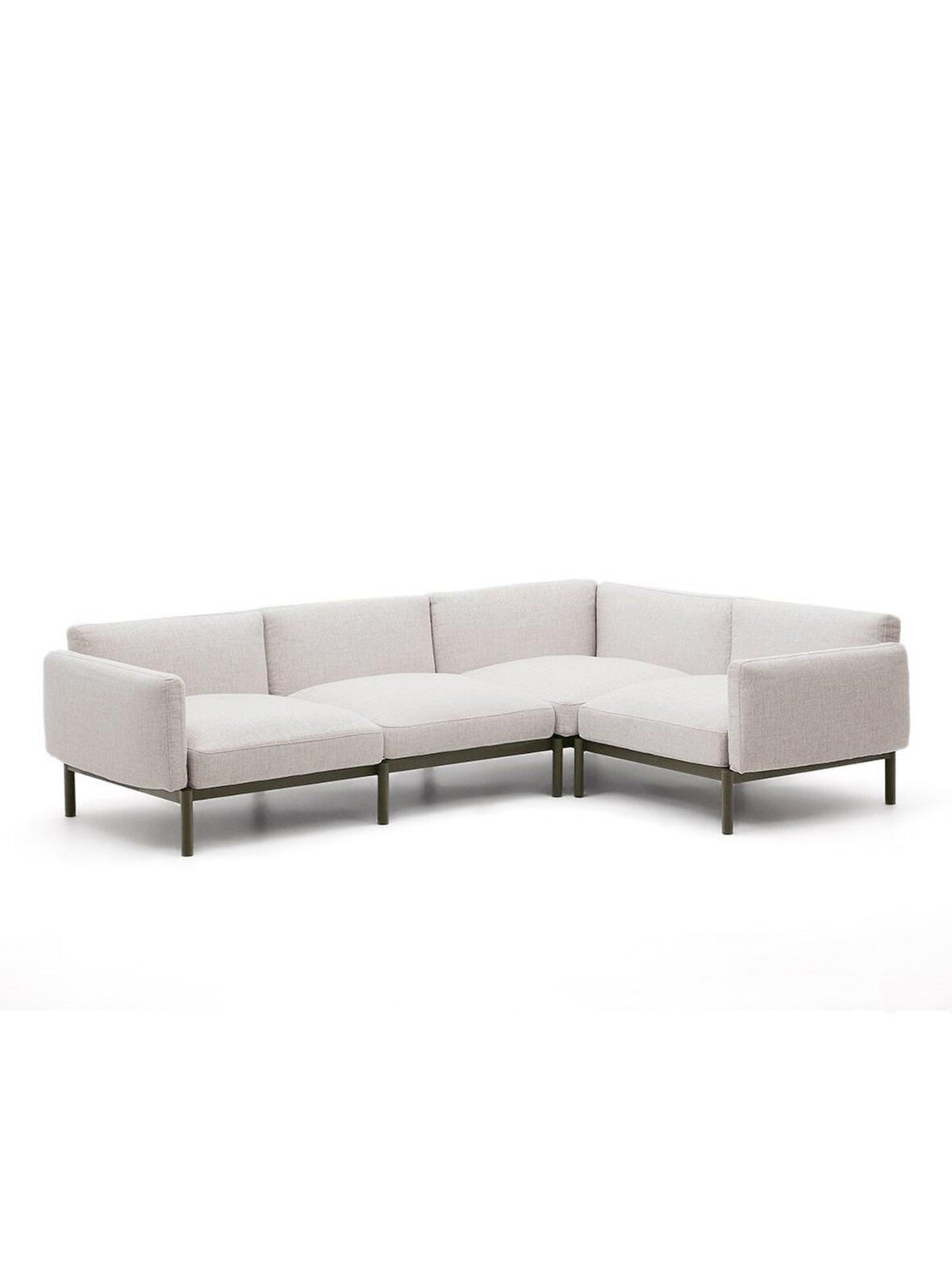 Sorells-ulkosohva beige/vihreä 266 x 190 cm