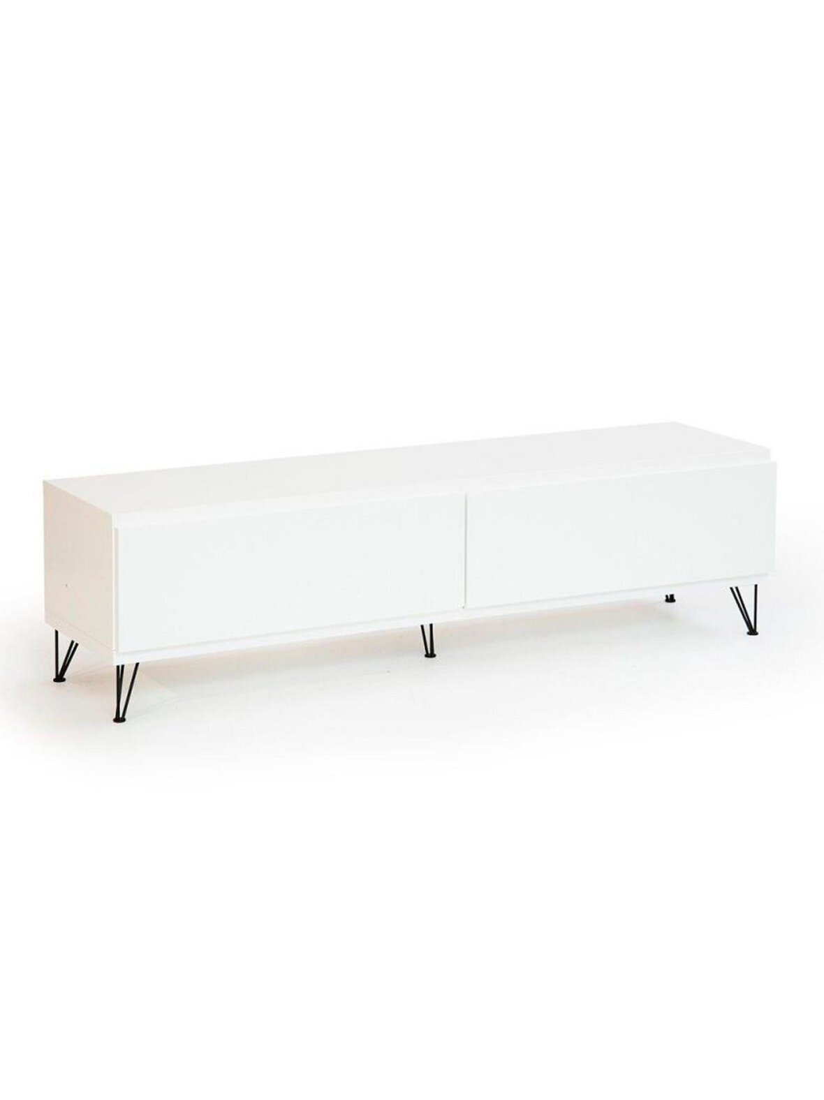 Mup-taso mustat viiva-jalat valkoinen l 156 cm