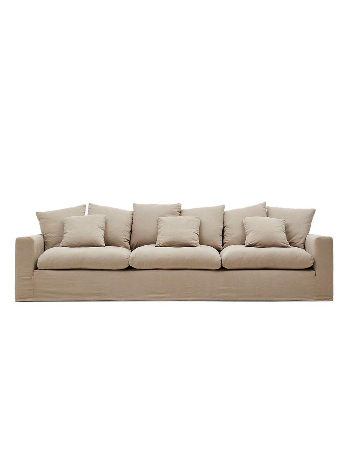 Nora-sohva taupe l 340 cm