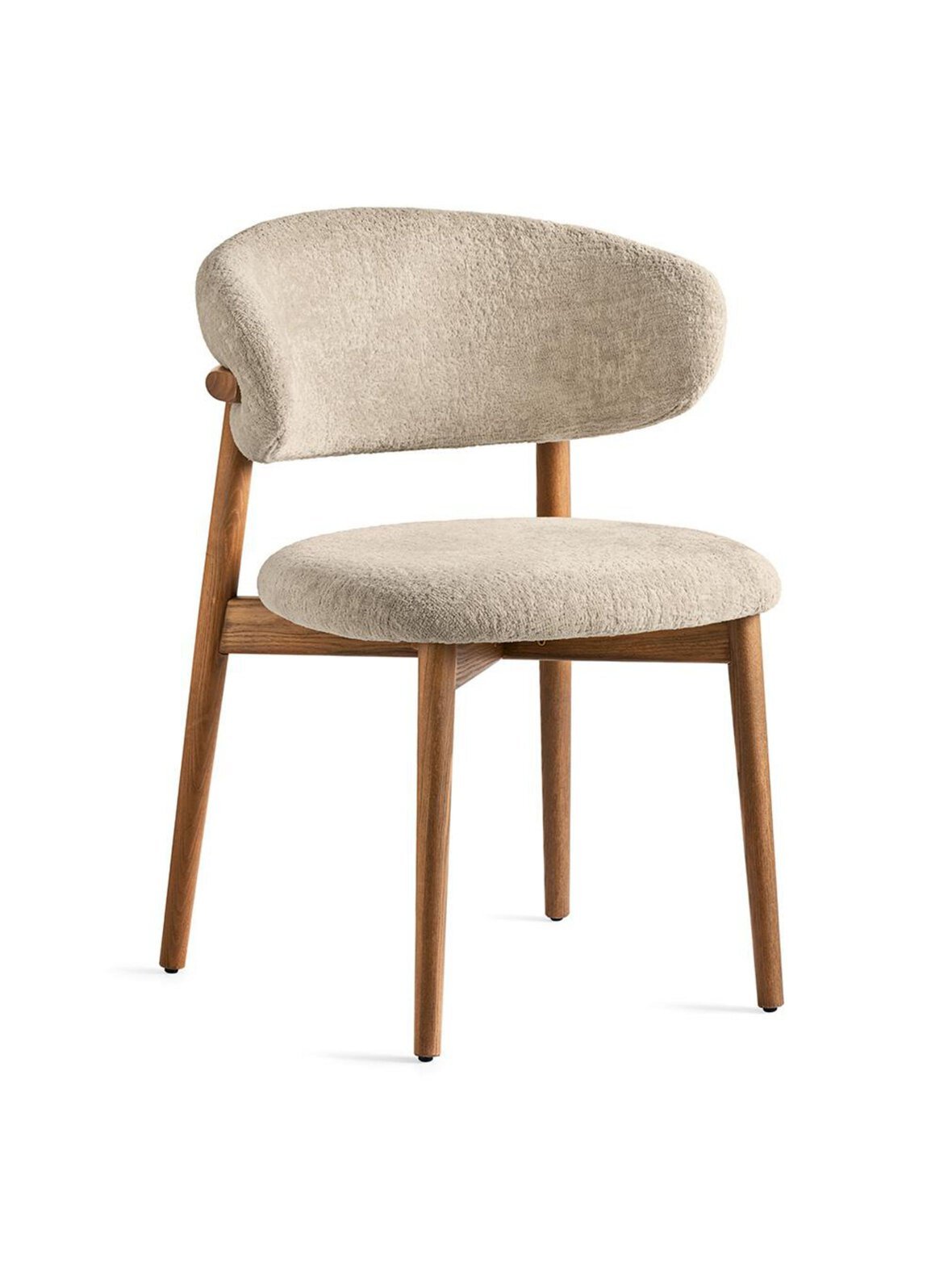 Oleandro-tuoli aspen-kangas sand / pähkinä