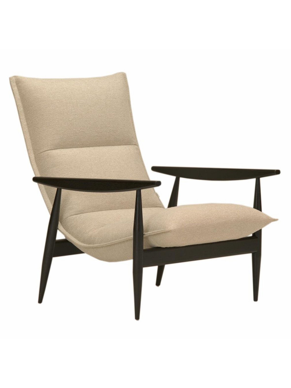 Tao-nojatuoli verso-kangas 001 vaaleanbeige / musta tammi