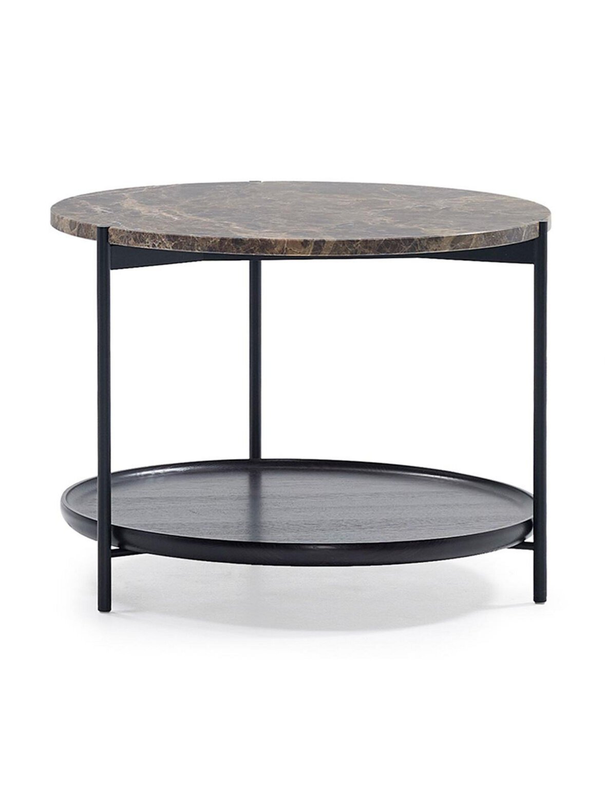 Plateau-sohvapöytä ruskea ⌀ 60 cm