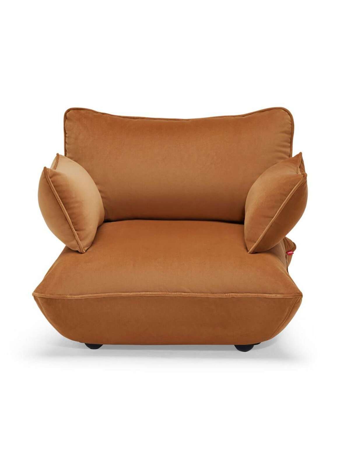 Sumo loveseat -nojatuoli velvet-kangas almond