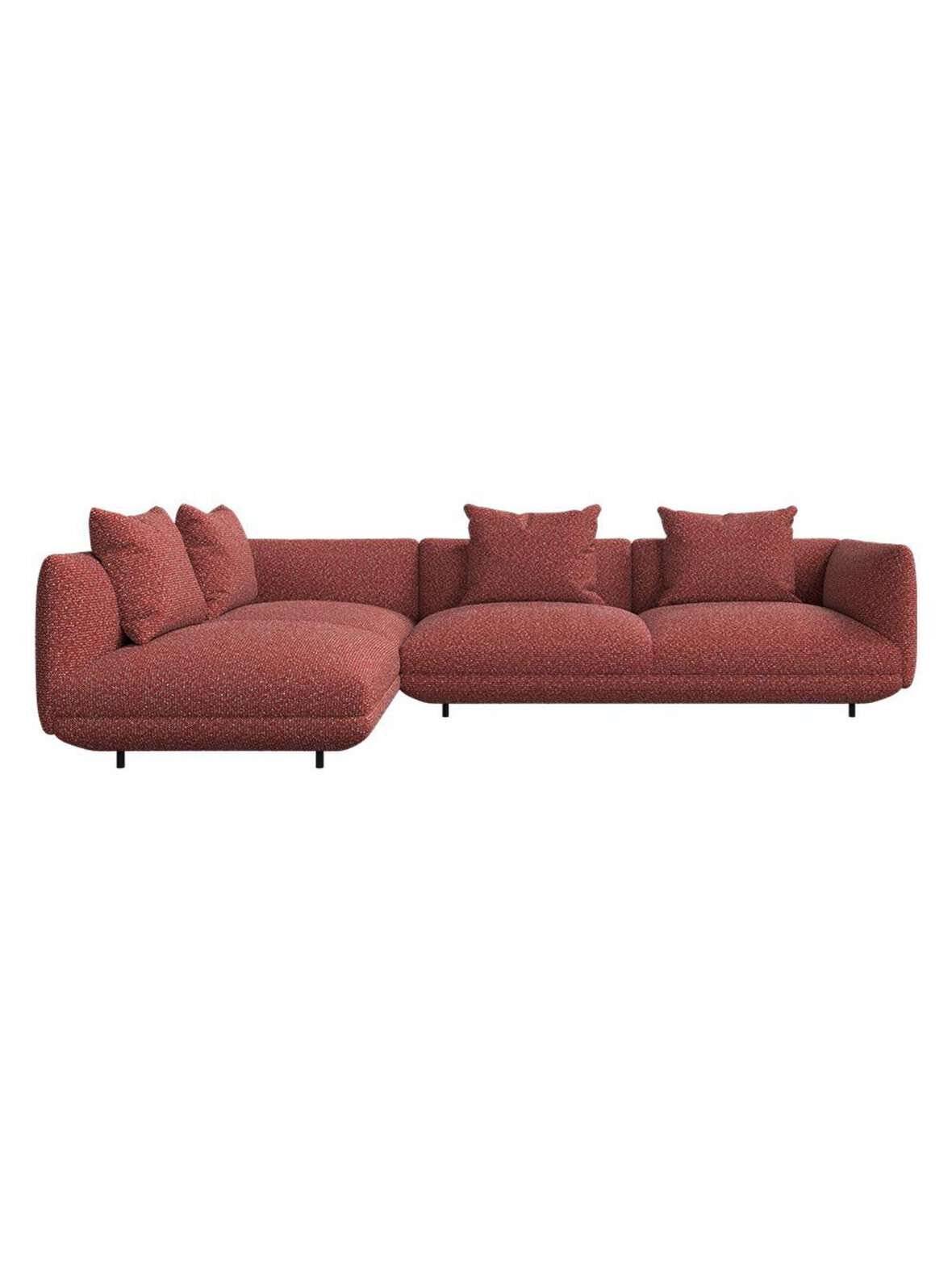 Salamanca-kulmasohva avellino-kangas 3250 punainen l 328 cm