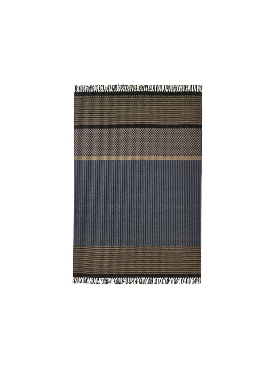 San francisco -matto dark blue/nutria 170 x 240 cm