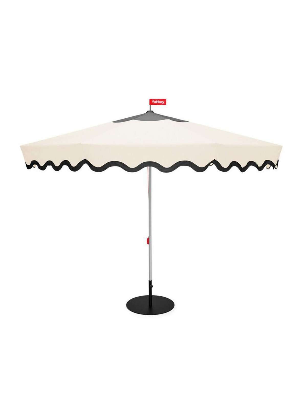 Pensol-aurinkovarjo creme / musta jalusta ⌀ 350 cm