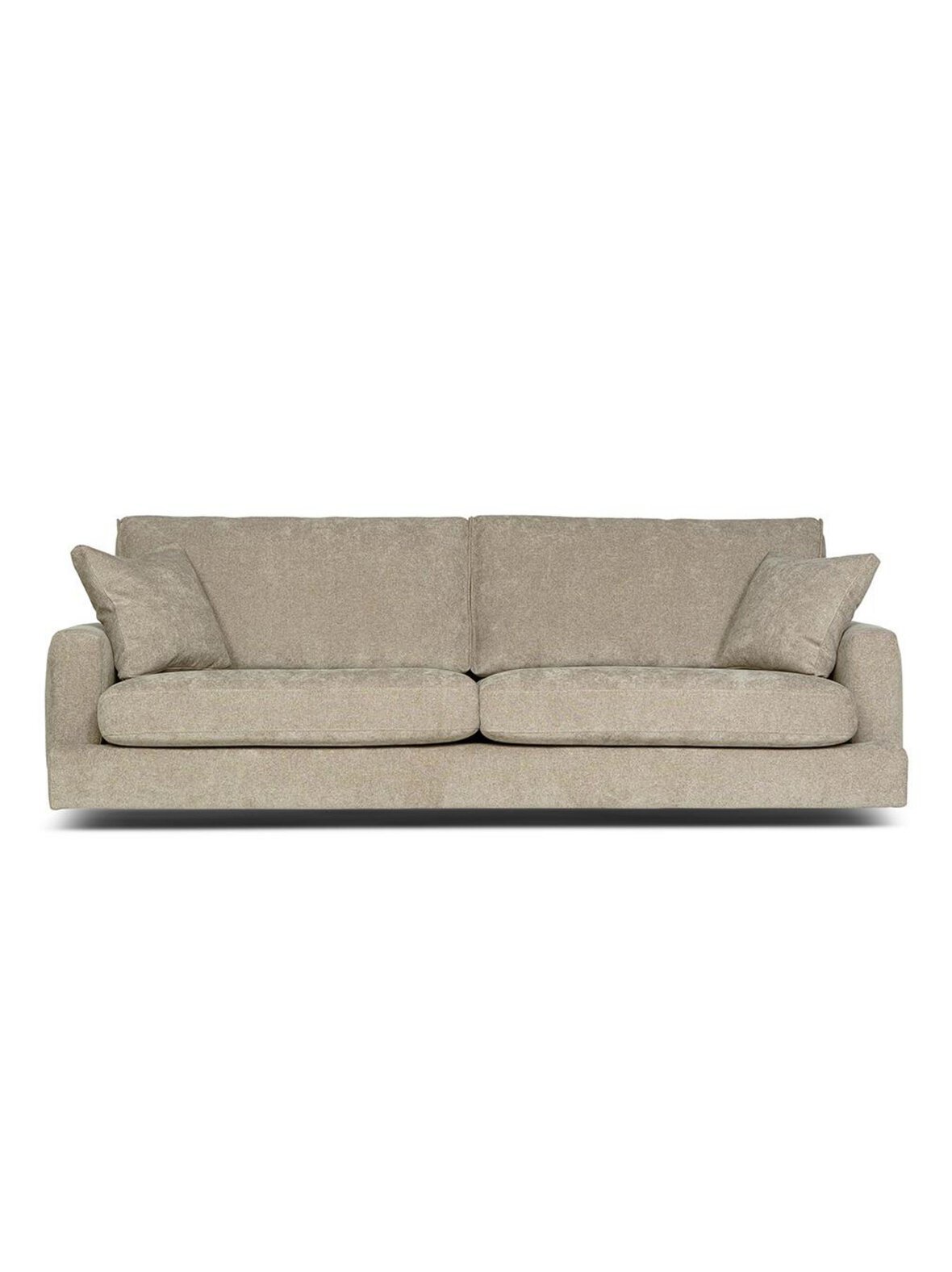 Vesper-sohva shaff-kangas 1109 harmaanbeige l 253 cm