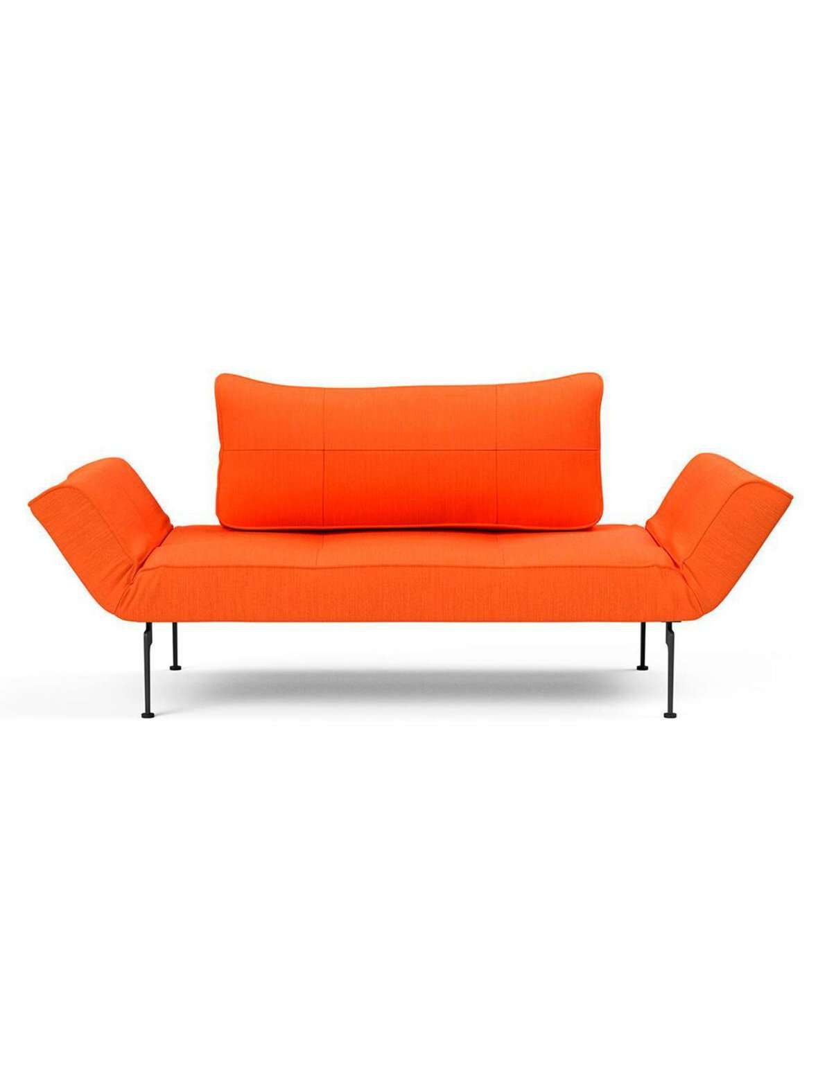 Zeal laser -vuodesohva elegance-kangas 510 orange / musta