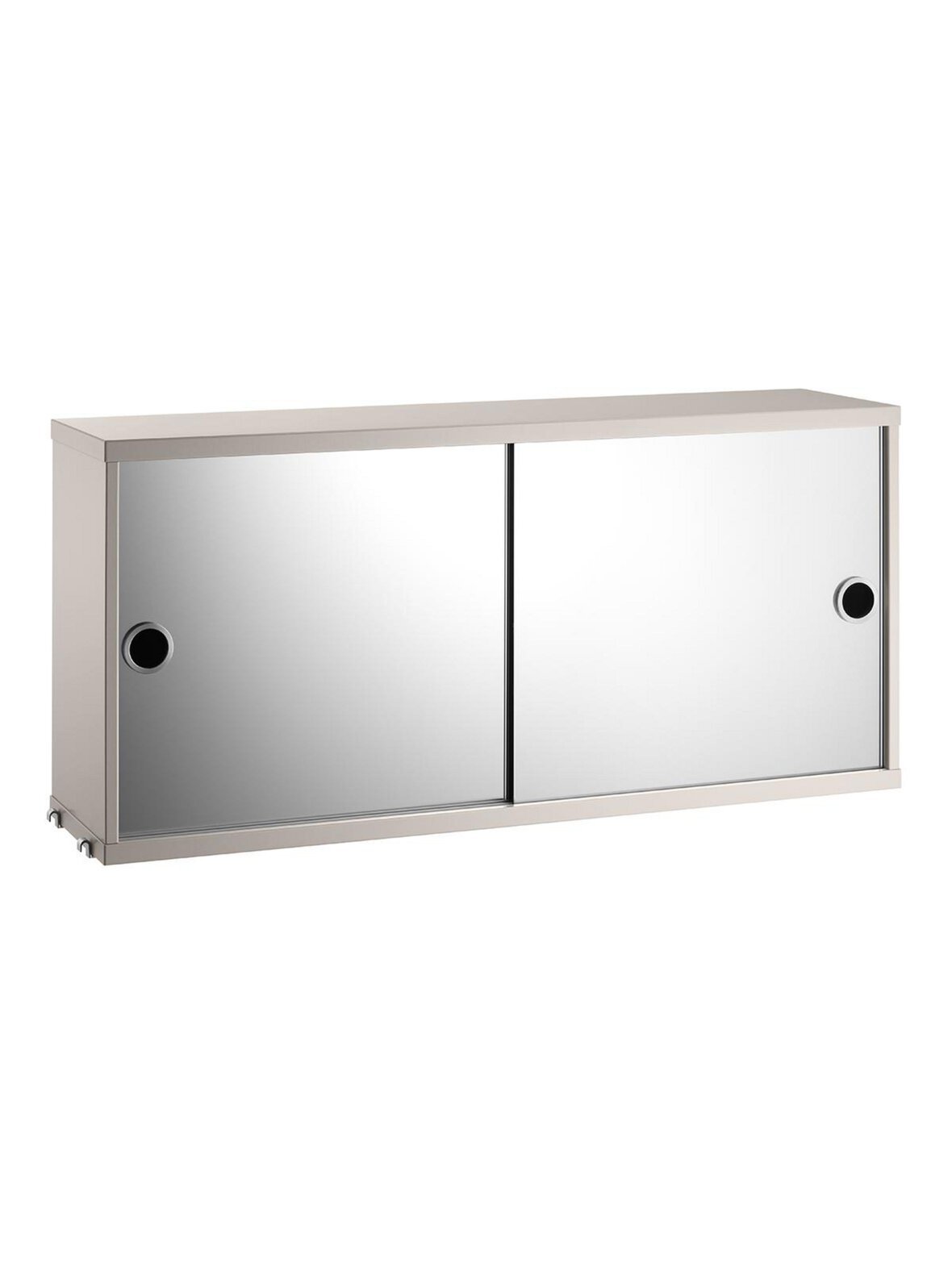 String system -kaappi peiliovilla beige 78 x 20 cm