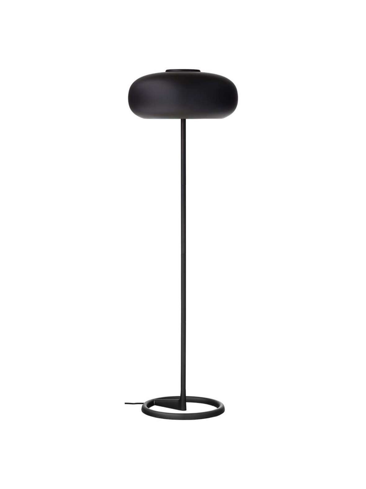 Paris-lattiavalaisin mattamusta k 128 cm