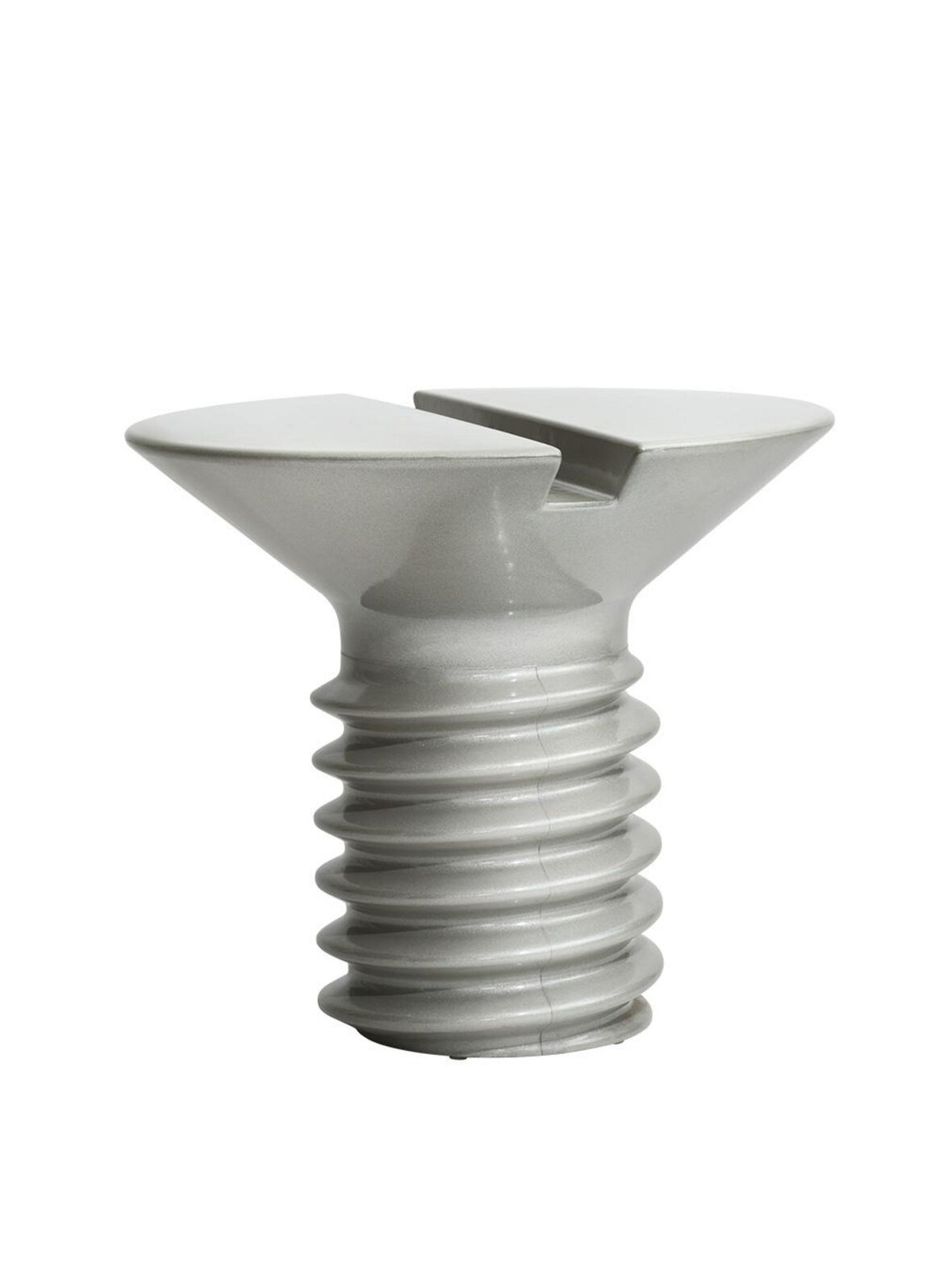 Ruuvi-pöytä harmaa matala