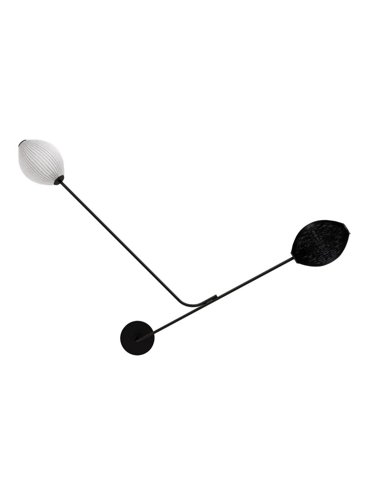 Satellite-seinävalaisin black/white