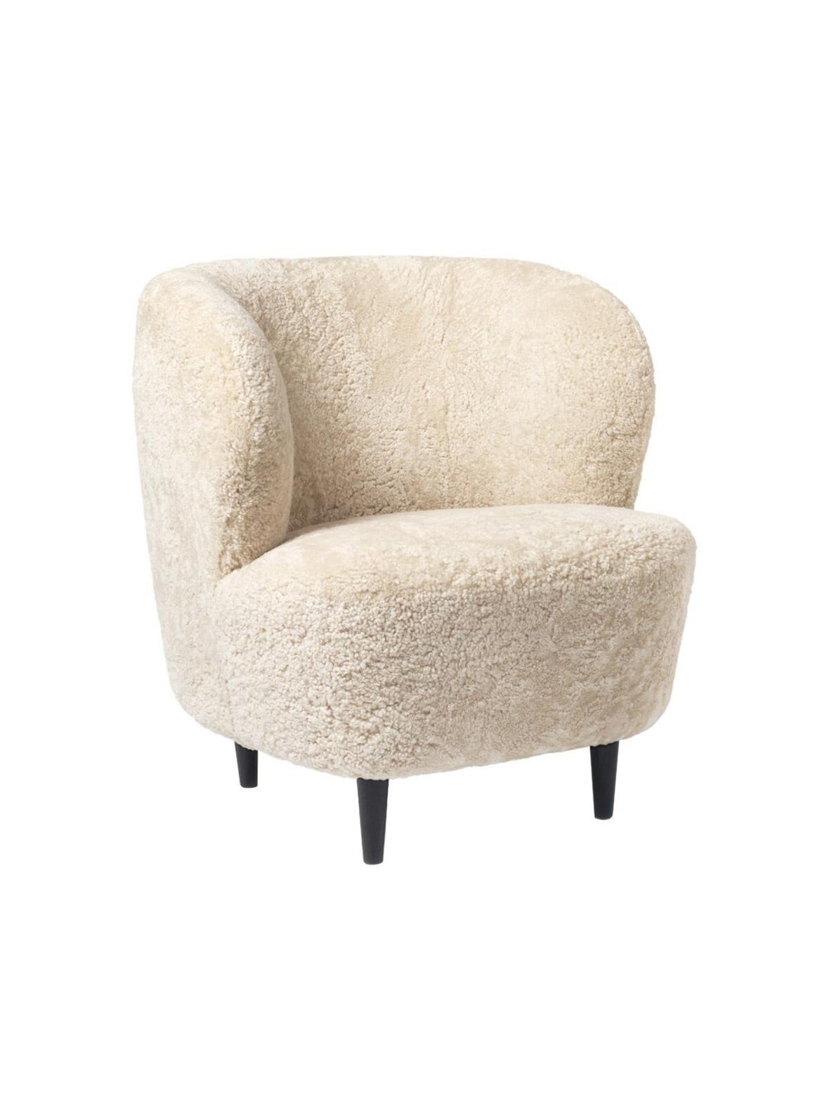 Stay-nojatuoli moonlight-lampaantalja / musta