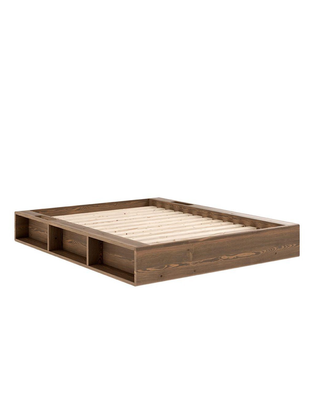 Ziggy-sänkyrunko carob brown 140 x 200 cm