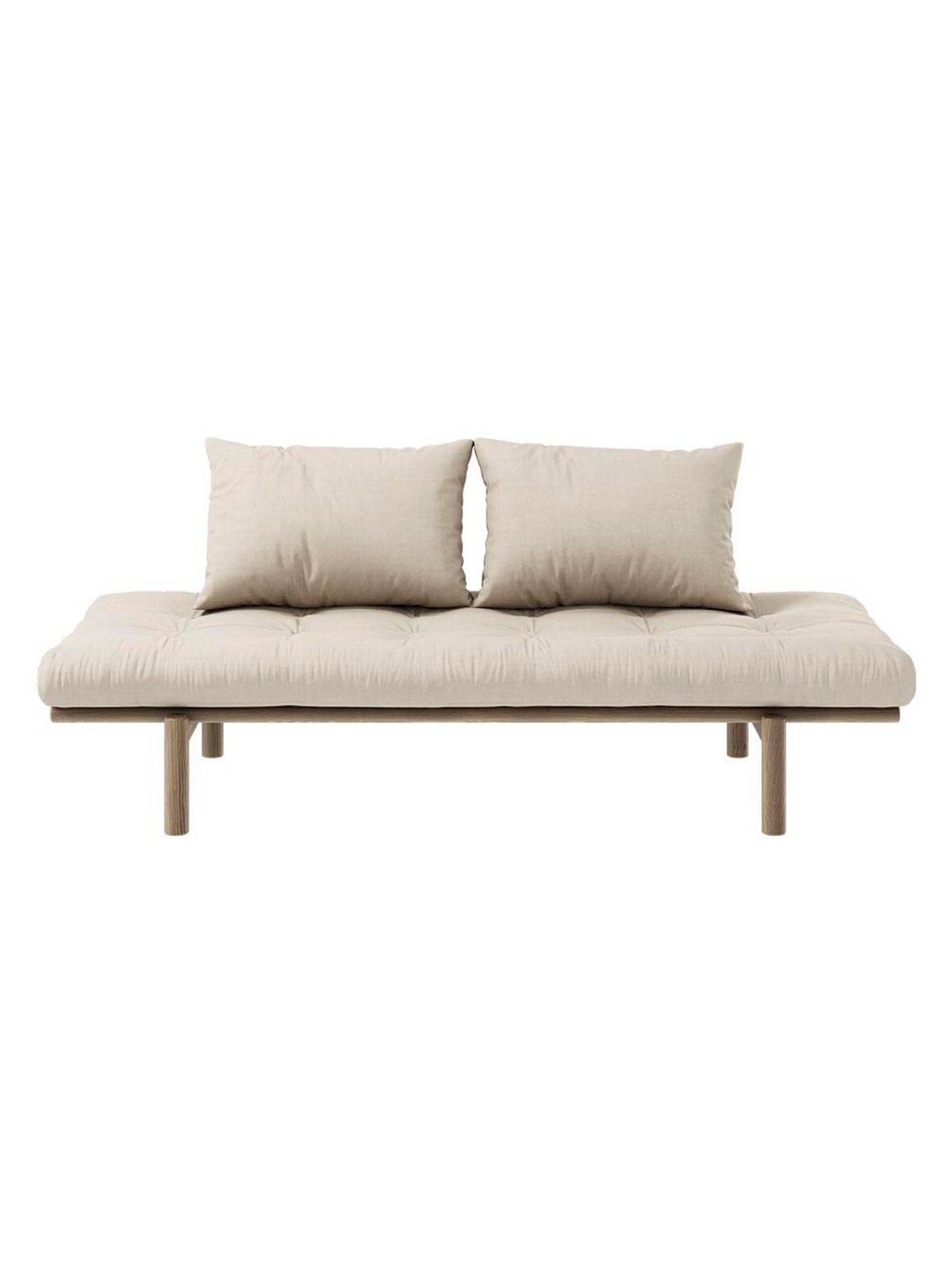 Pace-futonsohva beige/ruskea