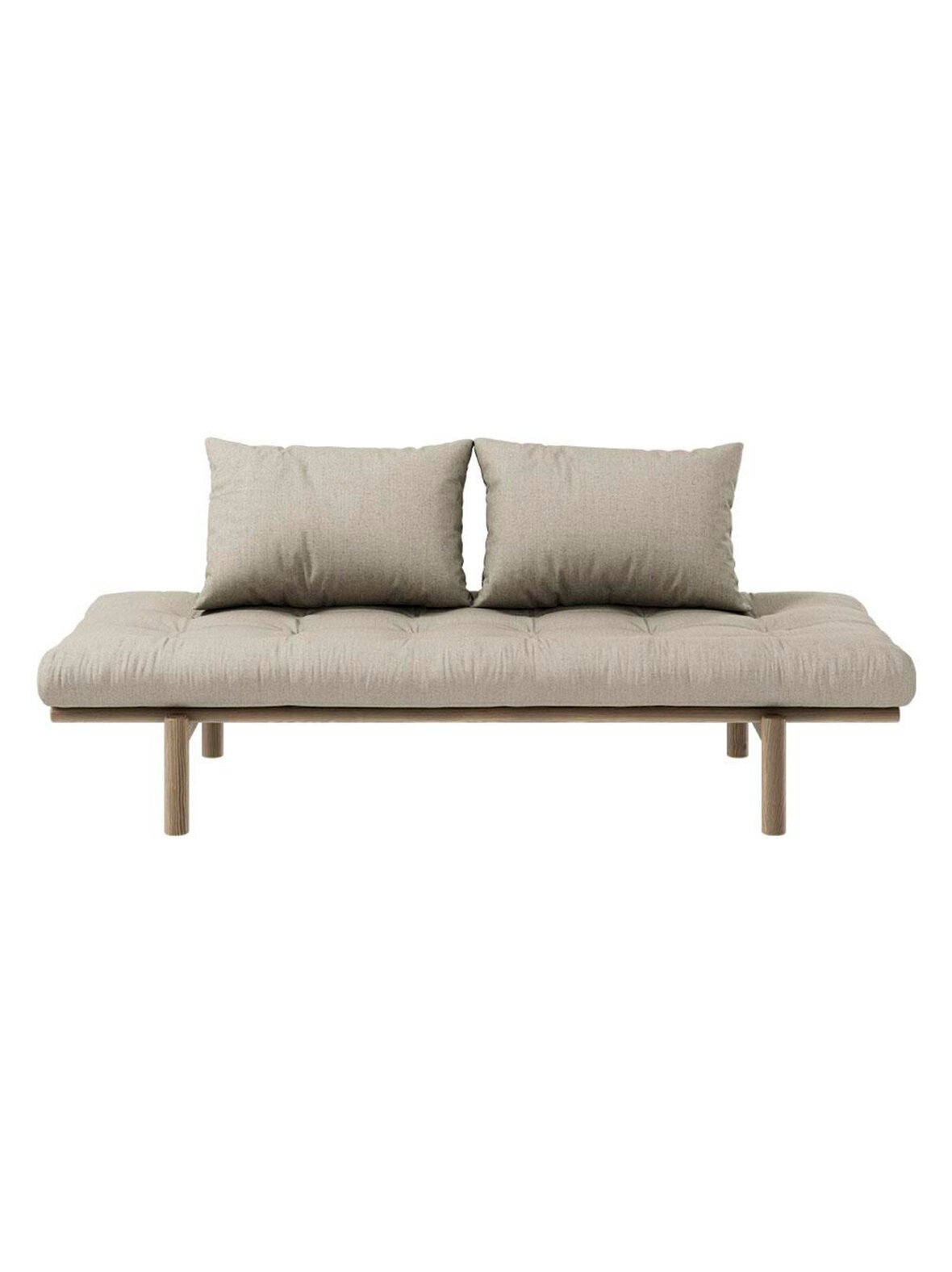 Pace-futonsohva linen/ruskea