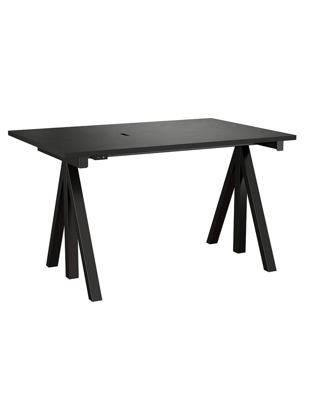 String works -työpöytä musta 120 x 78 cm