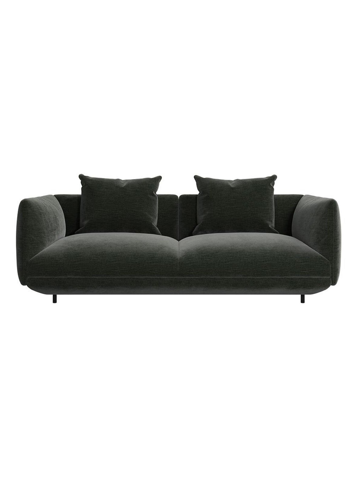 Salamanca-sohva napoli-kangas 2268 murrettu vihreä l 224 cm