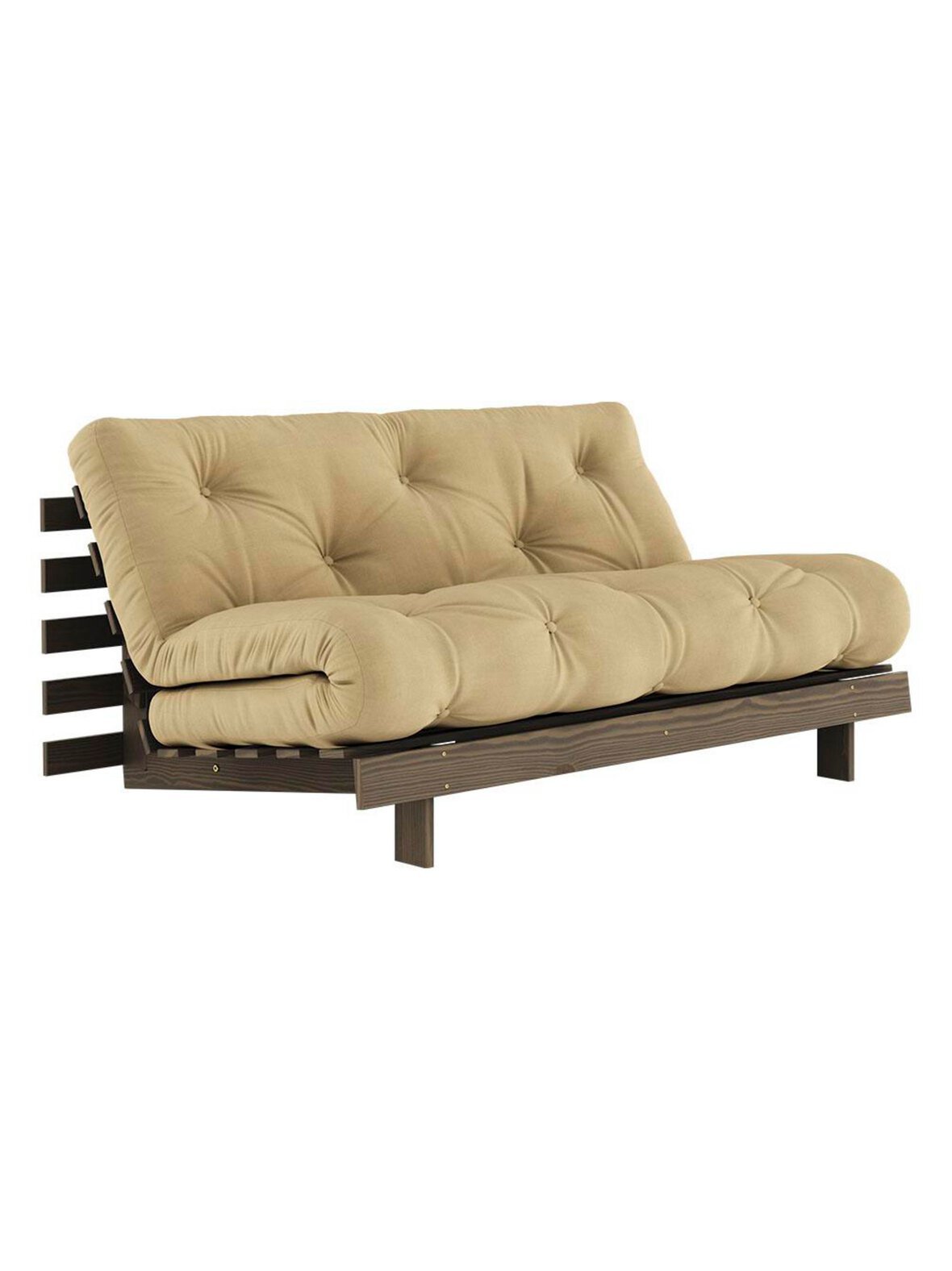 Roots-futonsohva wheat beige/ruskea l 160 cm