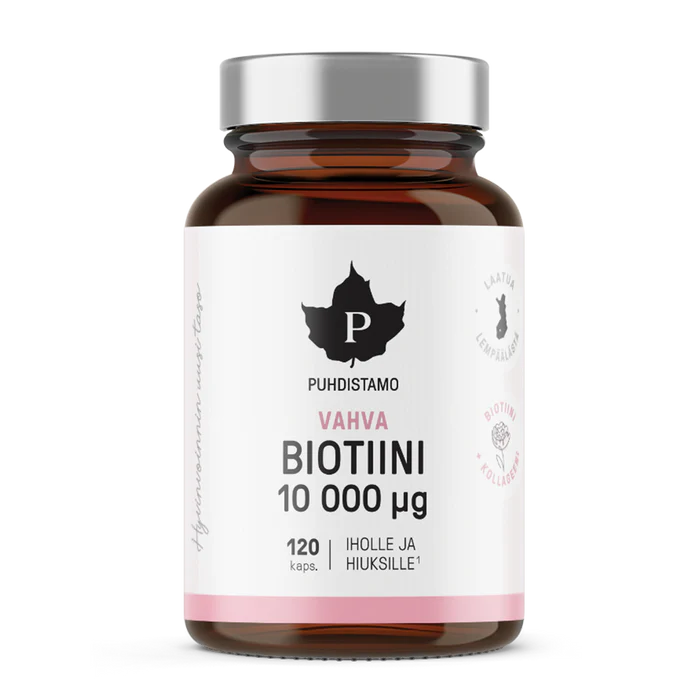 Puhdistamo Vahva Biotiini 10 000 mikrog 120 kaps 120 kaps