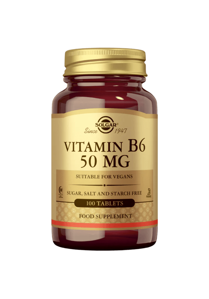 Solgar B6-vitamiini 50 mg 100 tabl 100 tabl