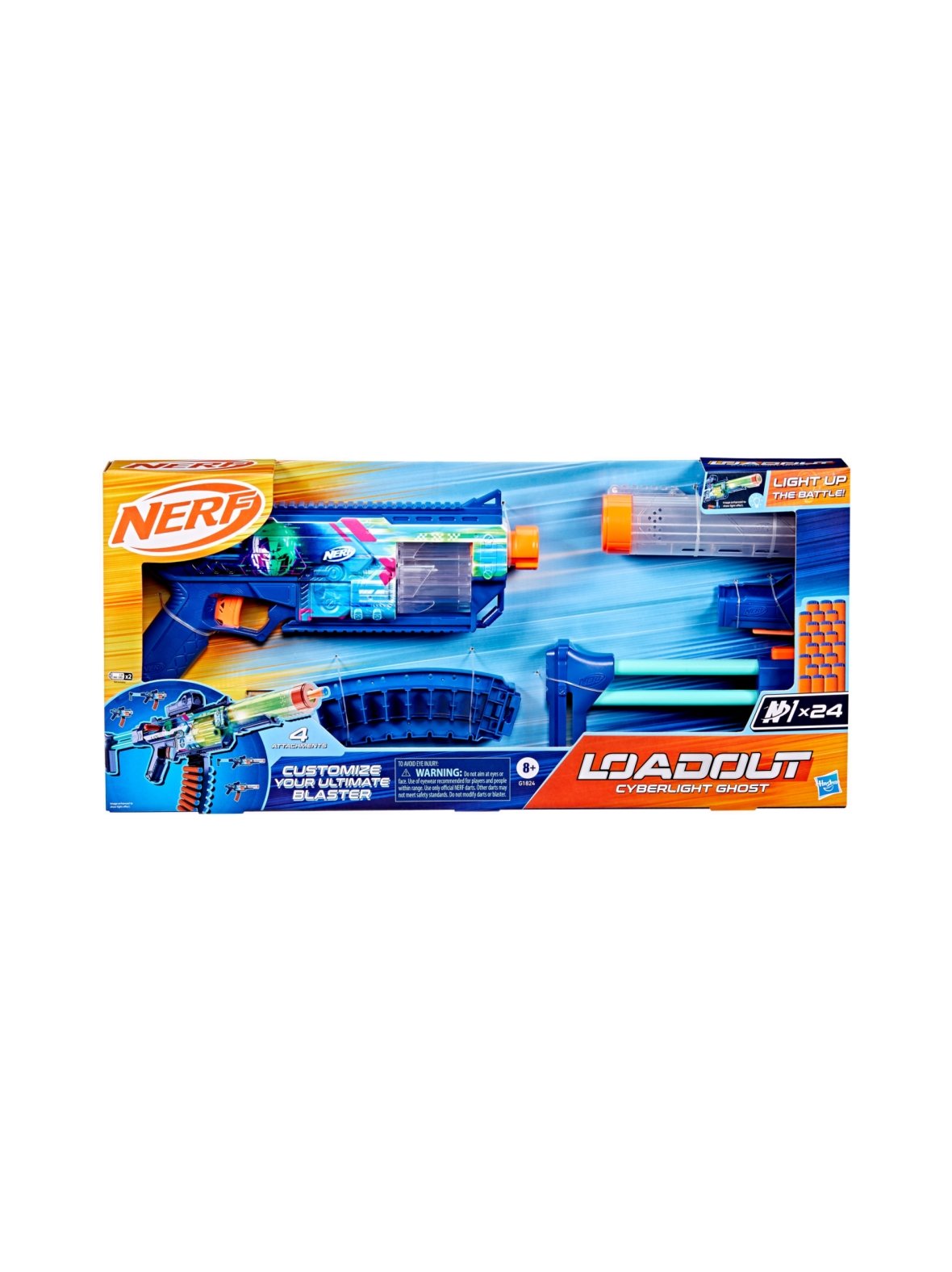 Nerf leikkipyssy loadout cyberlight ghost