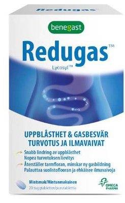 Benegast Redugas Chewable Tablets 20 kpl