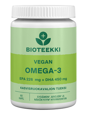Bioteekki Vegan Omega-3 60 kaps 60 kaps