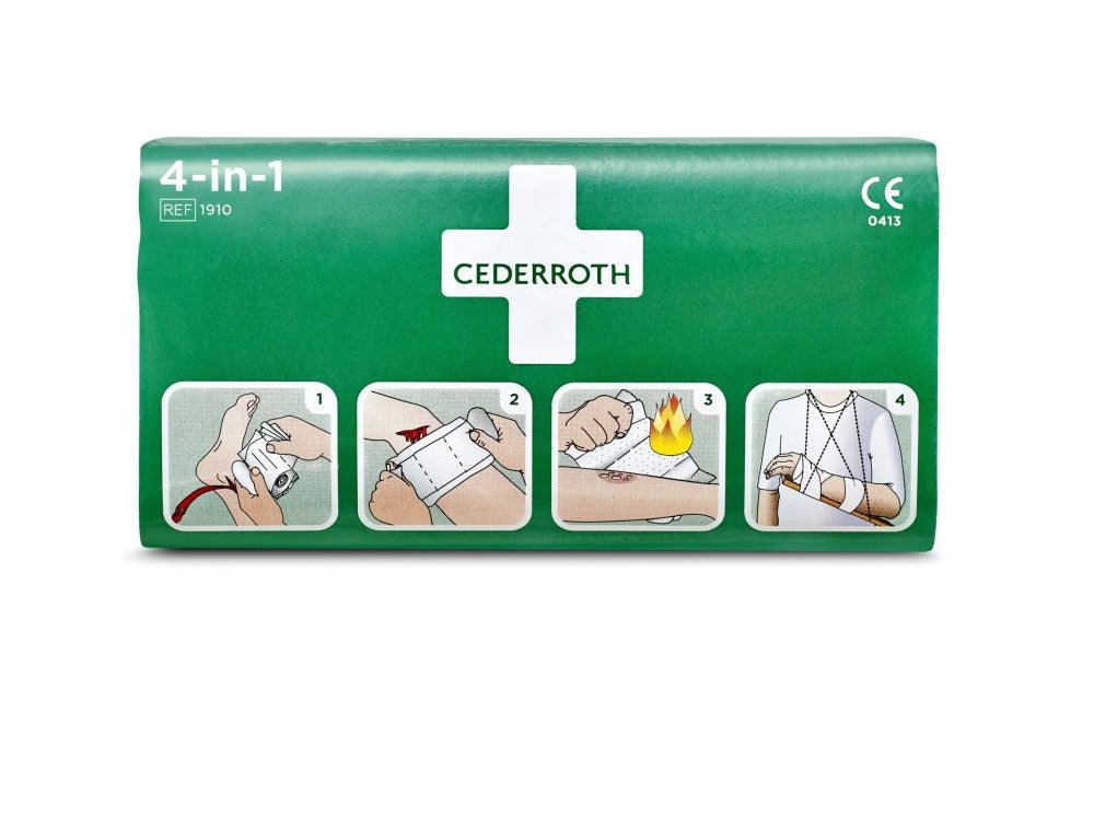 Cederroth 4-In-1 Iso Ensiapuside 1 kpl