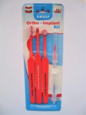 Ekulf Ortho-Implant Kit-Harjasetti 1 kpl