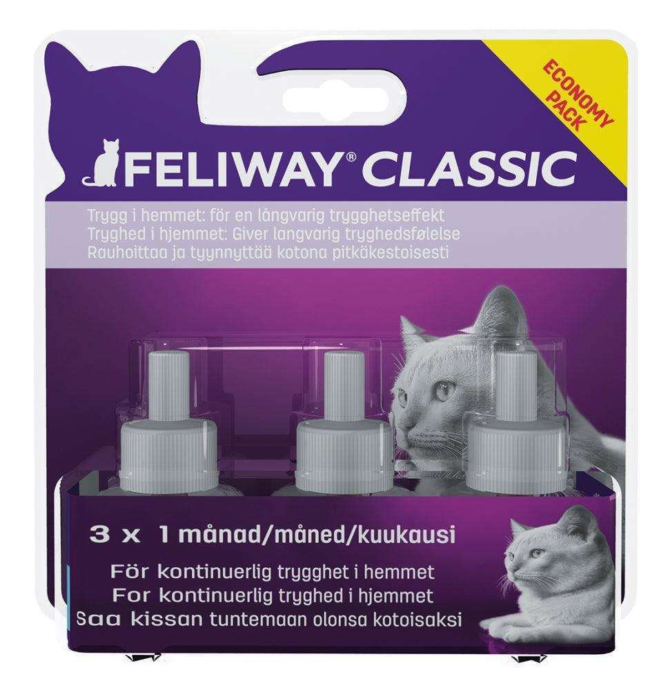 Feliway Classic Liuos Vaihtopullo 3x48 ml