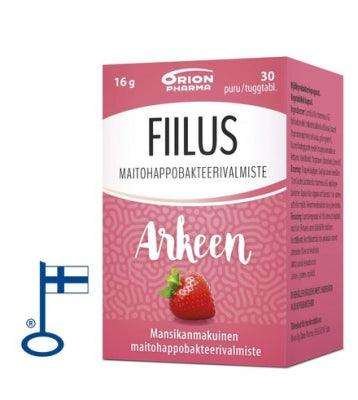 Fiilus Arkeen Mansikka 30 purutabl