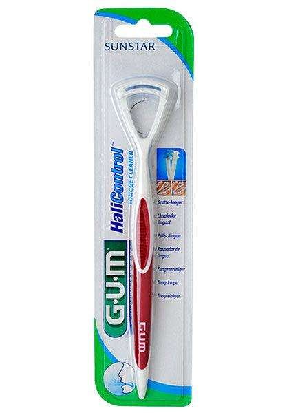 Gum Kielenpuhdistin Dual-Act Harja+Kaavin 1 kpl