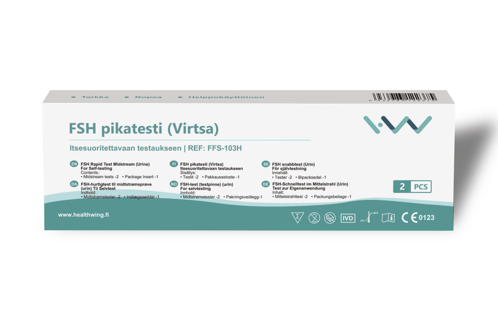 H&W Fsh Pikatesti (Virtsa) 2 kpl