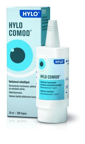 HYLO-Comod Silmätippa 10 ml, keskivaikeisiin oireisiin