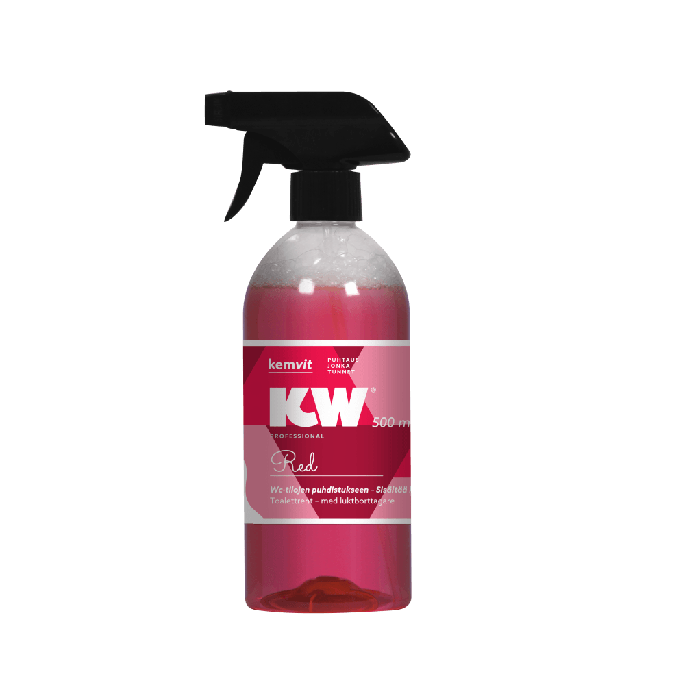 KW Red Hajunsyöjää sisältävä wc –tilojen puhdistusaine 500 ml