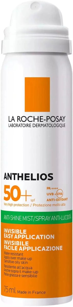 La Roche-Posay Anthelios Anti-Shine Mist SPF50+ Aurinkosuojasuihke 75 ml
