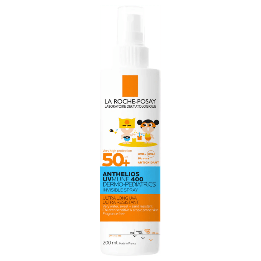 La Roche-Posay Anthelios UVMUNE 400 lasten aurinkosuojasuihke SPF50+ 200 ml