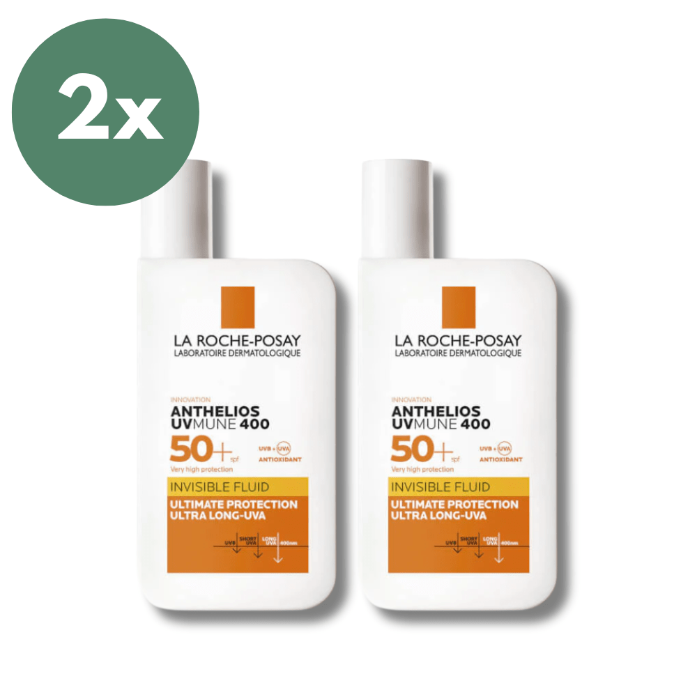 La Roche-Posay Anthelios UVmune Ultra Light SPF50+, 2 x 50 ml tuplapakkaus