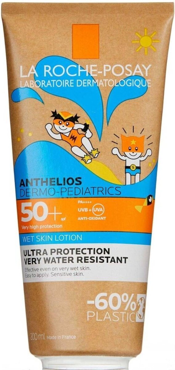 La Roche-Posay Anthelios Wet Skin SPF50+ Aurinkosuoja lapsille 200 ml