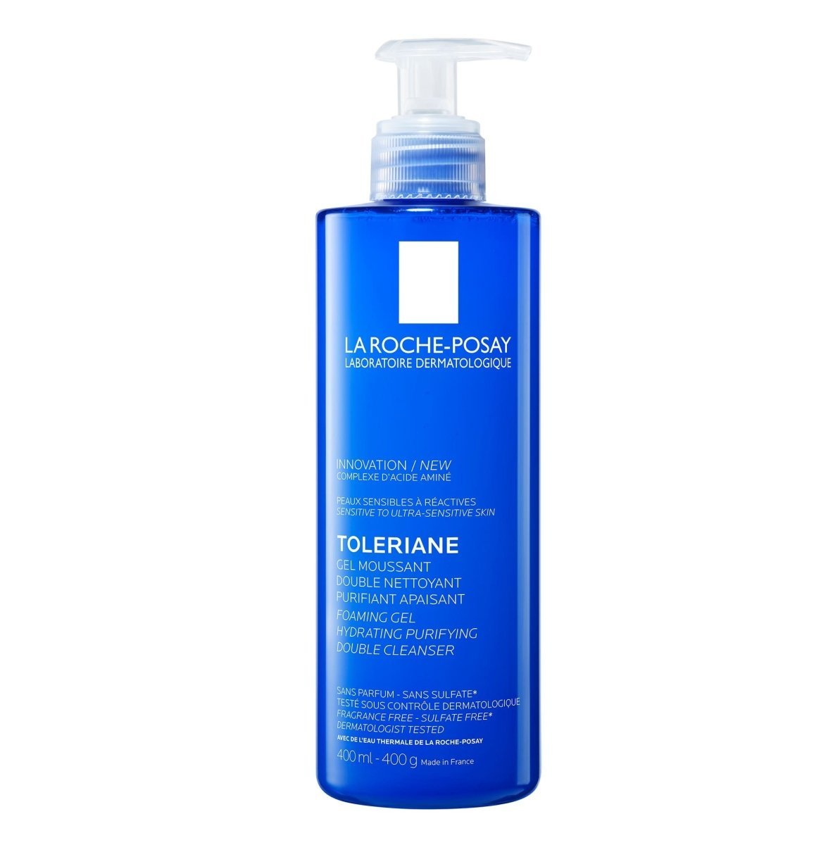 La Roche-Posay Toleriane 2-in-1 vaahtoava puhdistusgeeli 400 ml