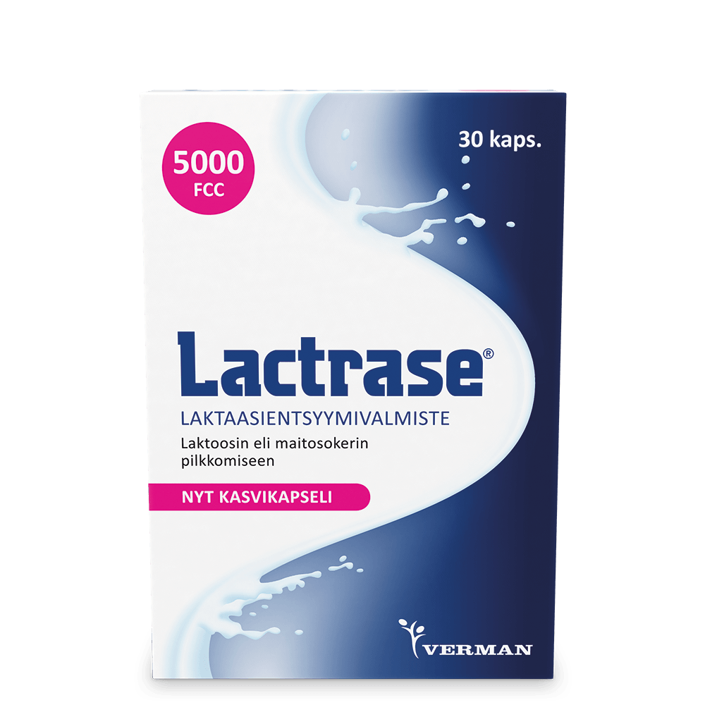 Lactrase laktaasientsyymivalmiste kpl
