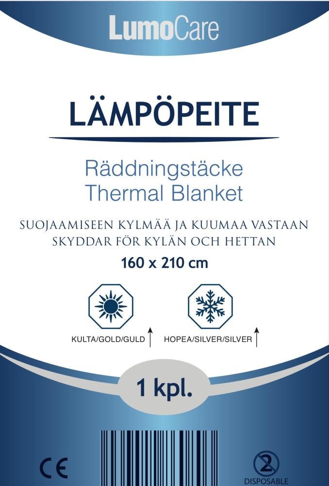 Lumocare Lämpöpeite 210cm X 160cm 1 kpl