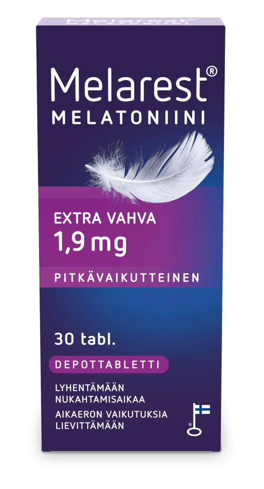 Melarest Melatoniini Pitkävaikutteinen 1,9 mg tabl