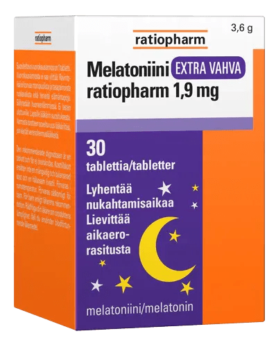 Melatoniini Extra Vahva Ratiopharm tabl