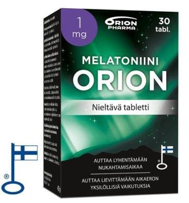 Melatoniini Orion 1 mg, Nieltävä tabl